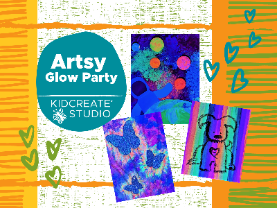 Kidcreate Studio - Ashburn. Artsy Glow Pajama Party (5-12 Years)