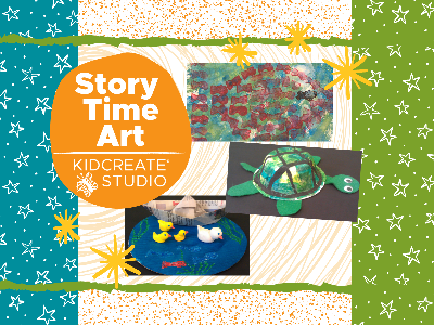 Kidcreate Studio - Fairfax Station. Story Time Art Weekly Class (18 Months-6 Years)